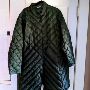 J. Jill green down coat